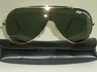 Vintage Bausch   Lomb Ray-ban Usa G15 Single Lens Arista Wings Sunglasses Mint
