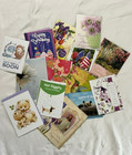 Lot Unused Greeting Cards Over 100 W  Envelopes Thank You  Birthday  Blank  Etc 