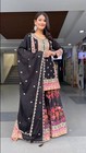 New Indian Party Wear Suit Sharara Bollywood Salwar Kameez Pakistani Designer