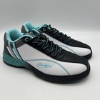 Kr Strikeforce Starr White Black Teal Right Hand Women   s Bowling Shoes 7 5 New