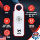Original Defense   Siren Self-defense Alarm  white  - 130 Db Keychain Alarm Wi