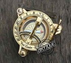Vintage Sundial Compass 4 Inch Working Nautical Marine Brass Maritime Handmade