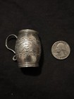 Silver Spanish Colonial  Miniature Cup From 1700s Century Real Silver