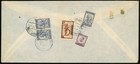 Afghanistan Registered Airmail Cover Postage To France Paris 1954 Middle East