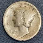 1923 10c Mercury Dime - 90  Silver Dime