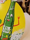 1950s 1960s  ski Soda  11 d Die-cut Fan Pull Sign Soda Advertising Soda Pop Ad