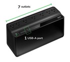 Apc Be600m1 Ups Battery Backup Surge Protector 600va 330w Computer Router - New