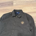 Vintage Dickies Eisenhower Jacket Mens Large L Brown Full Zip Quilted Lined  