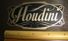 Custom Houdini Trunk Badge Plate Prop Magic Spook Show Spookshow Harry