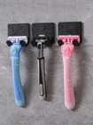1pc Wall Mounted Razor Holder - Bathroom Organizer Shaver Stand - New