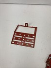 Vintage Erector Set Red Plates  Braces  Connectors  Misc  Parts - Lot Of 77