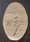 Tooth Fairy Pressed Penny  Elongated Penny