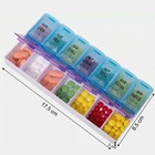 2pcs Weekly Pill Box Organizer Twice A Day 7 Day Ampm Medicine Organizer Case