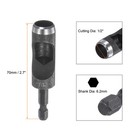 2pcs - Leather Hollow Punch Hex Shank For Drills 1 2  Hole Punch Thick Fabric