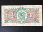 1923 Brazil 1 Um Mil Reis Banknote - Banco Do Brasil - Scarce - Circulated