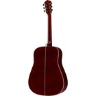 Washburn Wd100dltwrk Mahogany Dreadnought Acoustic Guitar - Trans Wine Red