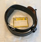 Triple K Size 32 Black Leather Basketweave Belt Law Enforcement