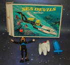 Mattel Sea Devils Rick Riley Matt Mason Style With Box