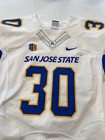 Game Worn Used Nike San Jose State Spartans Sjsu Football Jersey Medium 8  30