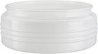 Elegant White   Clear Glass Drum Shade For Hallways   Kitchens  8 5  D X 4  H