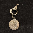 Vintage St  Christopher Keychain Token Good Luck Frankfurt Germany Romer