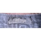 Refuge High Rise Dark Gray Wash Skinny Jeans Three Button Detail Casual Size 28