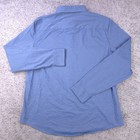 Rhone Dress Shirt Mens Xl Slim Fit Button Down Long Sleeve Blue Stretch Guc