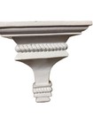Traditional White Painted Decorative Architectural Wall Corbel Sconce Shelf