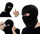 Two 2 Holes Ski Full Face Mask Balaclava Winter Cap Windproof Tactical Hood Hat