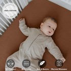 Mini Crib Sheets Fitted Mini Muslin Crib Sheet 100  Cotton 24x38 Inch 2 Pack