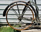 Antique  Early 1900   s Dexter Wheel Co  Bicycle  Wooden Wheels