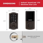 Kwikset Smartcode 270 Venetian Bronze Touchpad Electronic Deadbolt W  Smartkey