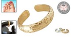 Elegant Coastal Design Toe Ring - 14k Gold Filled Or Sterling Silver Adjustable