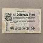 Germany Zwei Millionen Two 2 Million Mark Banknote 1923 German Currency Berlin