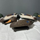 3 Vintage Flambeau Mallard Plastic Decoy Ducks Made In Usa 10j