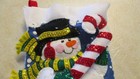 Bucilla Christmas Stocking Felt Hand Stitched In The Spirit Finished