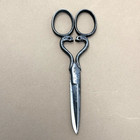 Antique Magna 4 5  Serpent Snake Embroidery Scissors Ornate Misprint Agna German