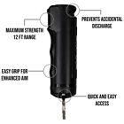 Police Magnum Pepper Spray  50oz Black Flip Top Keychain Self Defense Protection