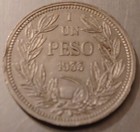 1933 Chile 1 Peso