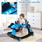 Homgx Baby Walker With Wheels  Convertible Baby Push Walker   Race Car Mode  Inf