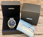 New Full-set Seiko Prospex Srpc25j1  batman Turtle  Diver 200m Auto Blue Dial