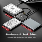 Sata ide To Usb 3 0 Adapter Universal 2 5  3 5  Inch Hdd ssd 12v 2a Power 10tb