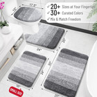 Olanly Bathroom Rugs Mat 30x20  Extra Soft Absorbent Microfiber Bath Rugs  Rubbe