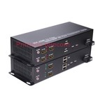 2ch 1080p Hdmi Over Fiber Optic Extender Media Converter With 2 Kvm And Audio