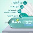 Pampers Baby Clean Wipes  Baby Fresh Scented  1 Flip-top Pack  72 Wipes Total 