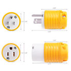 Extension Cord Ends Male And Female 5set 15a 125v Replacement Plug connector Set