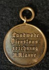 Original Wwi German Imperial Medal Prussian Landwehr Service Award 2nd Class