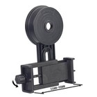 Black Smartphone Camera Adapter Durable Telescope Phone Mount For Spotting Scope
