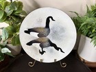 Norman Brumm Enamel On Copper Canadian Geese Bird Art 11 5  Plate Signed