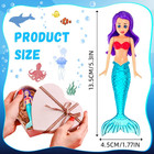 4pcs Colorful Mermaid Dive Toys     Fun Pool Games For Kids  Teens   Adults - New